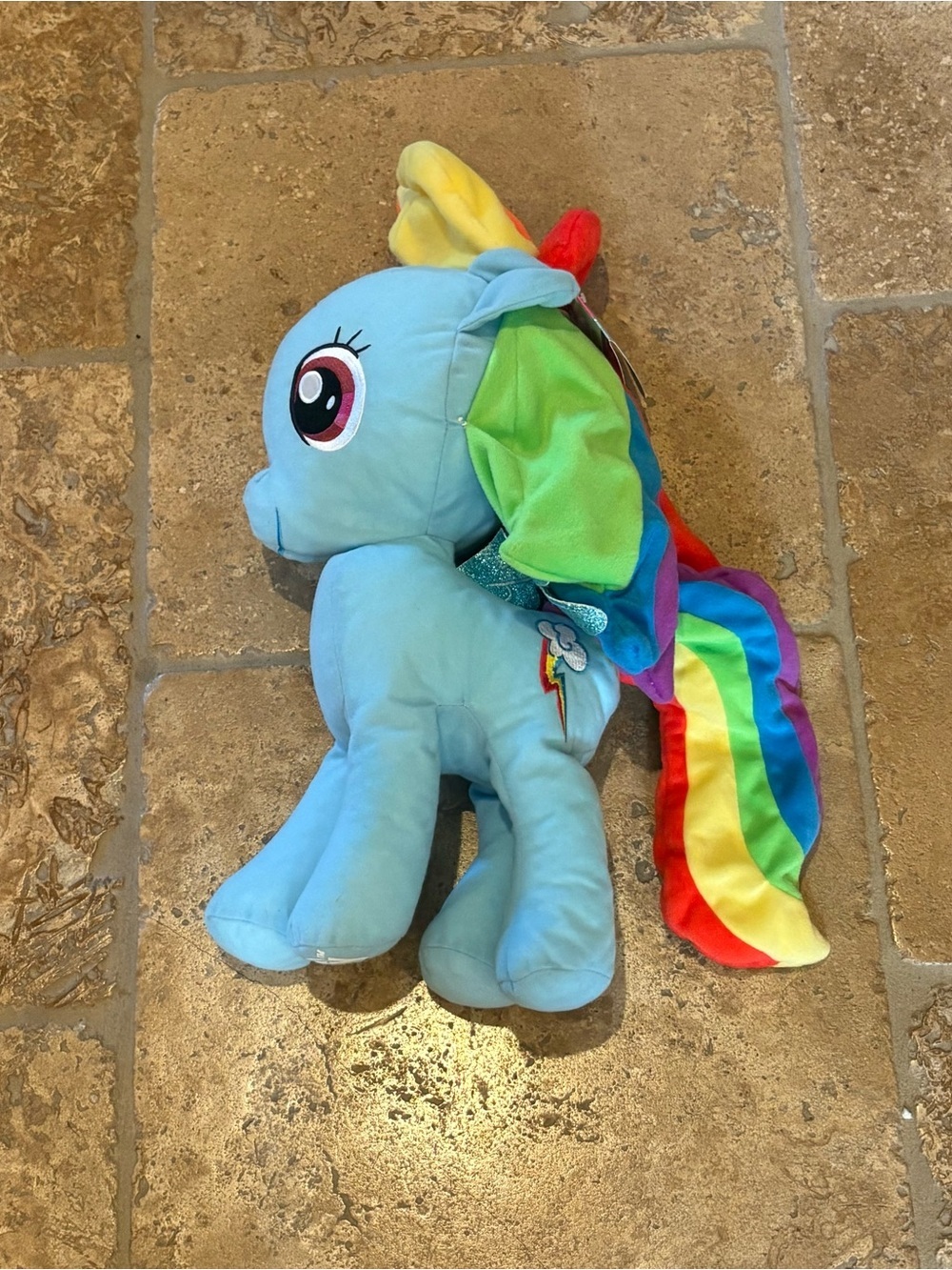 NWT~My Little Pony Rainbow Dash Plush Toy 8”x16”